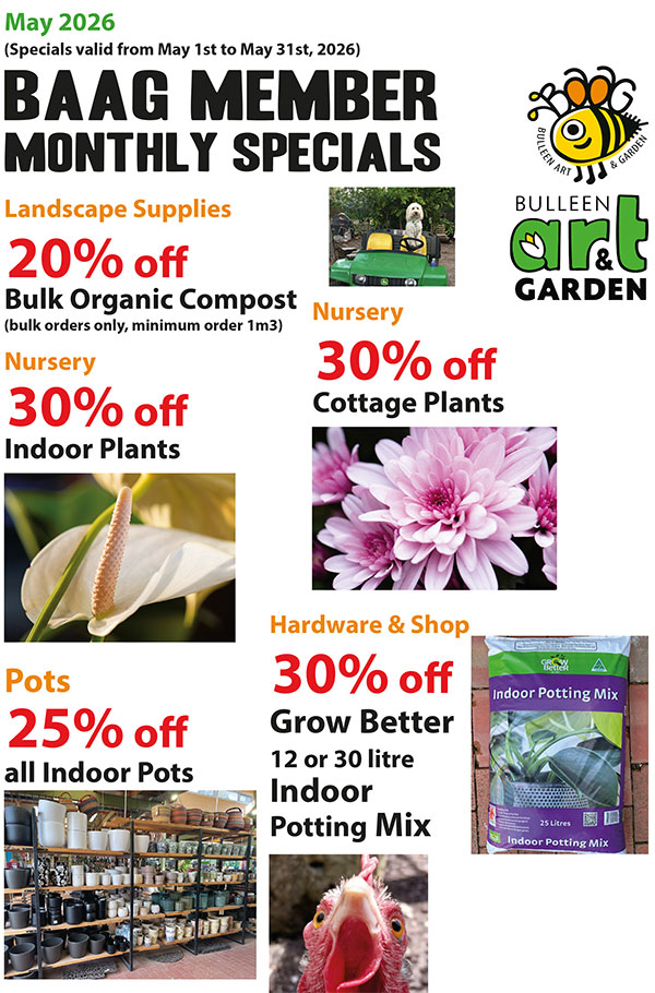BAAG Member Specials