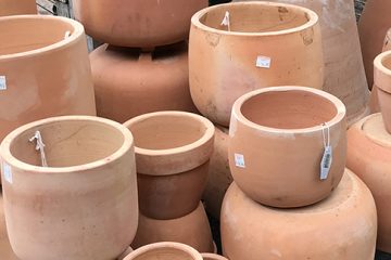 Renovating and sealing ceramic and terracotta garden pots